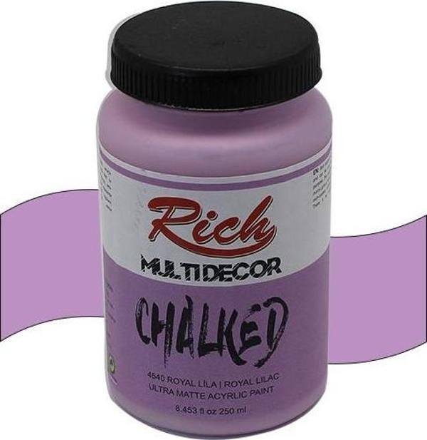 Rich Multi Decor Chalked Akrilik Boya 250Cc Royal Lila MDC-250-4540 - Image 1
