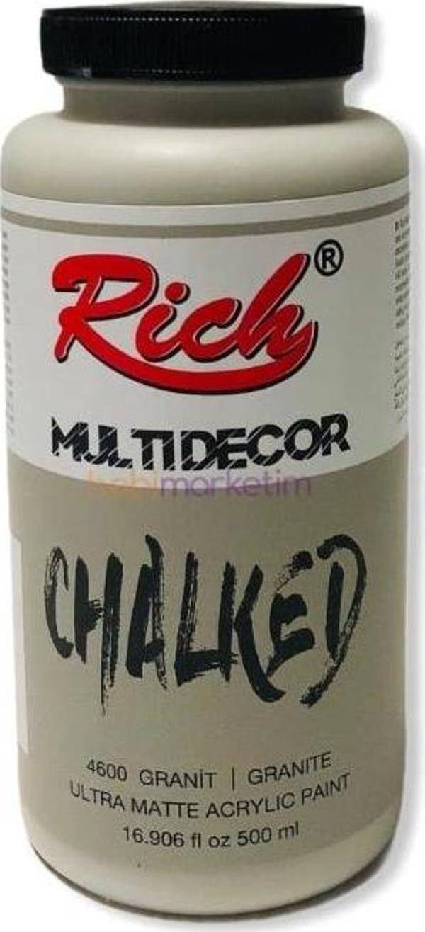 Rich Multi Decor Chalked Akrilik Boya 500 Cc Granit 500-4600 - Image 1