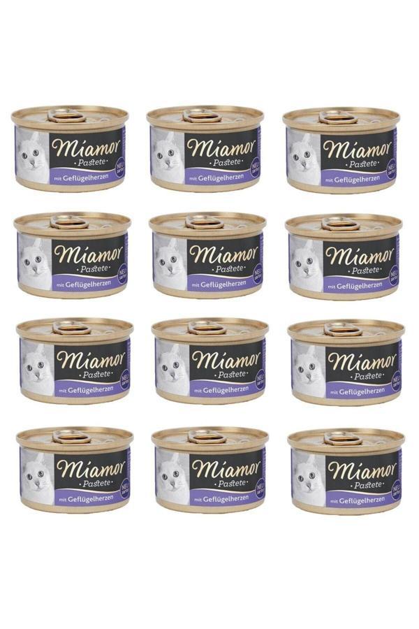 Miamor Kedi Konserve Yürekli 85 Gr. X 12 Adet - Image 1