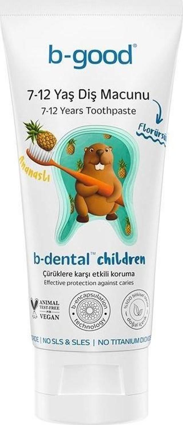 B-Good Diş Macunu 7-12 Yaş b-dental Children Florürsüz 50 ml - Image 1