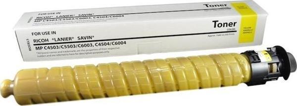 Ricoh Mp C6003 Yellow Sarı Orjinal Fotokopi Toneri Mp C4503-4504-5503-5504-6004 22.500 Sayfa Kapasiteli - Image 1