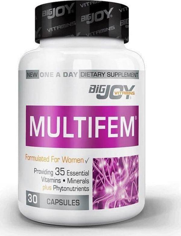 Bigjoy Multifem Womens Multivitamin 30 Bitkisel Kapsül - Image 1