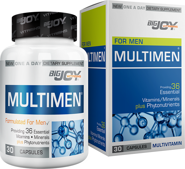Bigjoy Multimen Mens Multivitamin 30 Bitkisel Kapsül - Image 1