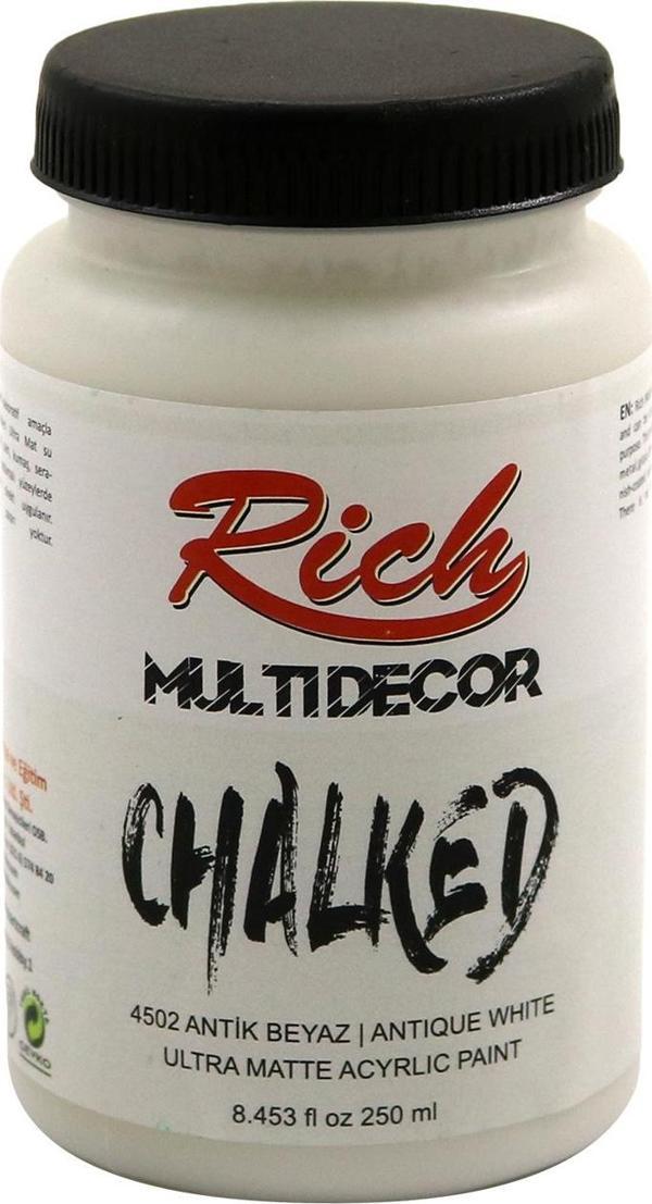 Rich Multi Decor Chalked Ultra Mat Akrilik Boya 250 Cc Antik Beyaz 4502 - Image 1