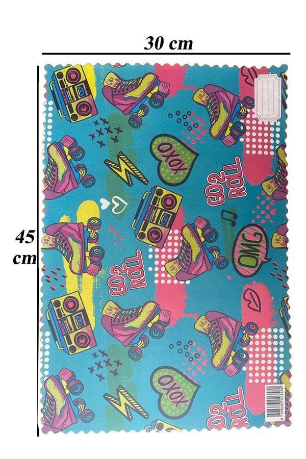 Beslenme Bezi Yıkanabilir 30x45 cm 1 Adet Paten Beslenme Örtüsü Okul Öncesi Kreş Anasınıfı İlkokul İçin İdeal - Image 1