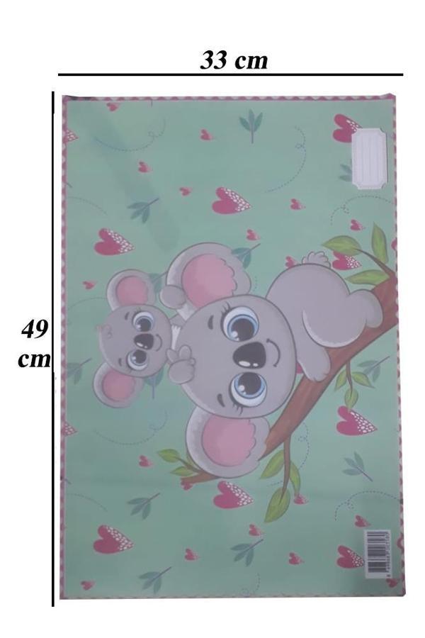 Beslenme Bezi Yıkanabilir 33x49 cm 1 Adet Koala Beslenme Örtüsü Okul Öncesi Kreş Anasınıfı İlkokul İçin İdeal - Image 1