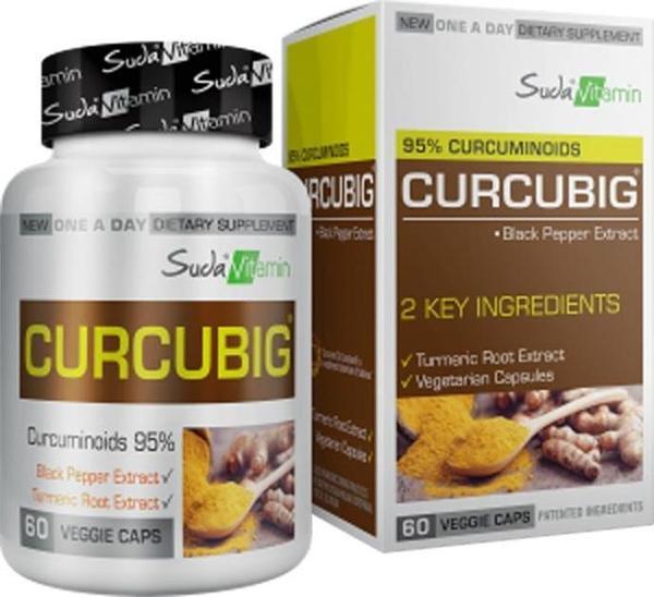 Bigjoy Vitamins Curcubig 60 Veggie Caps - Image 1