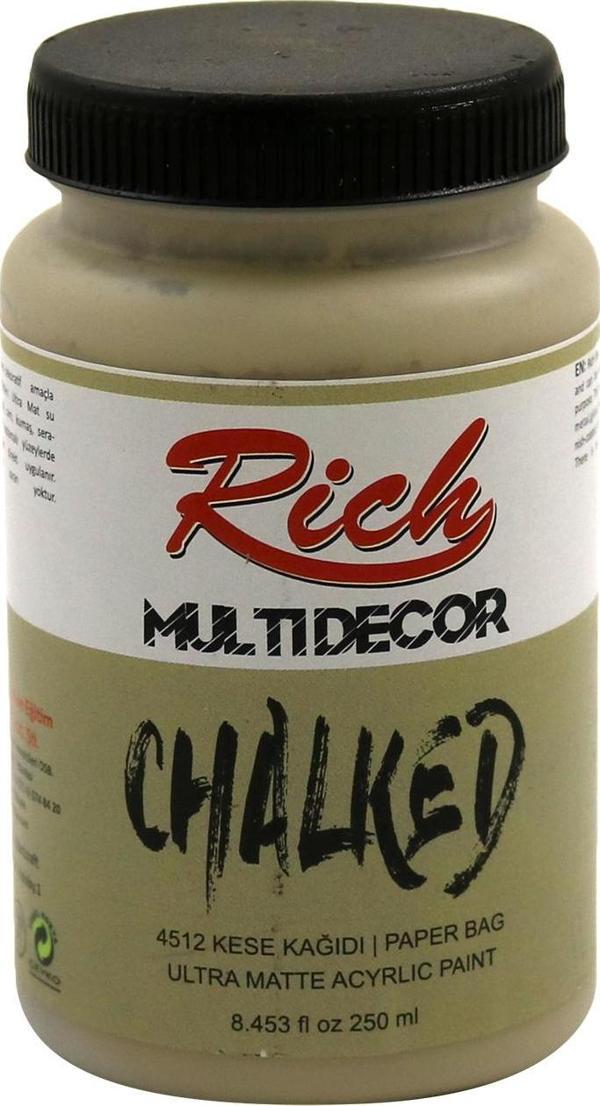 Rich Multi Decor Chalked Ultra Mat Akrilik Boya 250 Cc Kese Kağıdı 4512 - Image 1