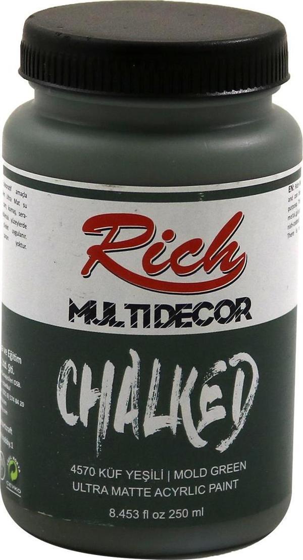 Rich Multi Decor Chalked Ultra Mat Akrilik Boya 250 Cc Küf Yeşili 4570 - Image 1