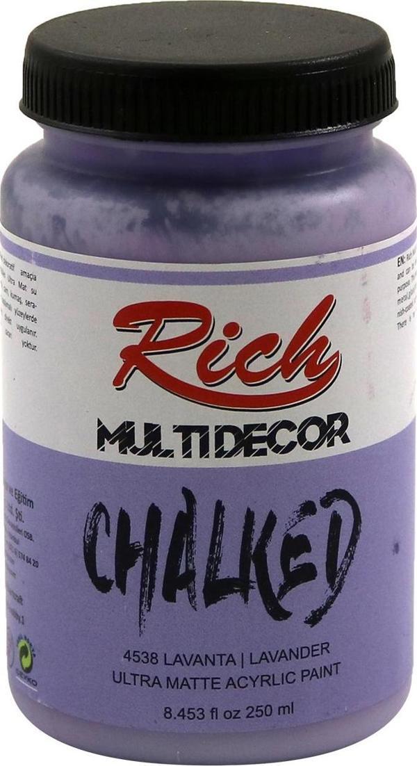 Rich Multi Decor Chalked Ultra Mat Akrilik Boya 250 Cc Lavanta 4538 - Image 1