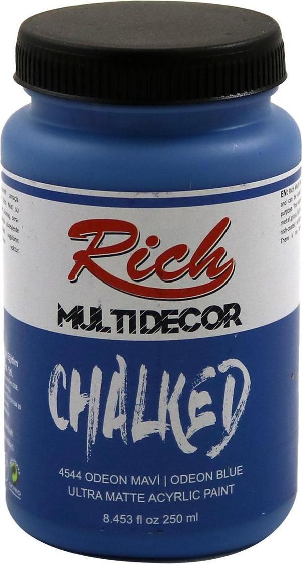 Rich Multi Decor Chalked Ultra Mat Akrilik Boya 250 Cc Odeon Mavi 4544 - Image 1