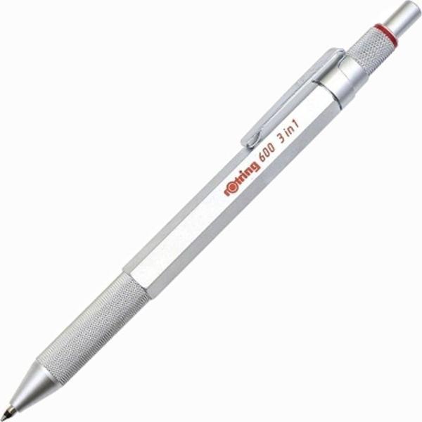 Rotring 600 Multipen Üç Fonksiyonlu Kalem Krom 2164109 - Image 1