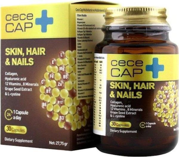 Cecemed Cece Cap Cilt-Saç-Tırnak Takviye Edici Gıda 30 Kapsül - Image 1