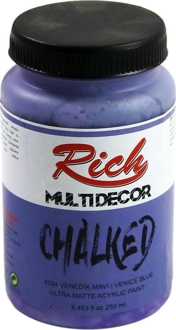 Rich Multi Decor Chalked Ultra Mat Akrilik Boya 250 Cc Venedik Mavi 4554 - Image 1