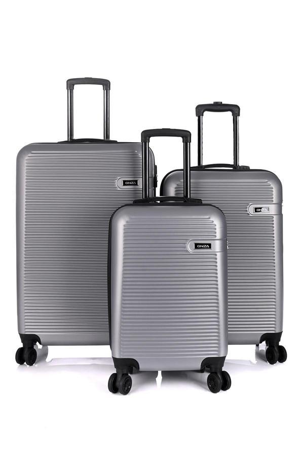 Deriend 3000 Unisex 3'Lü Valiz Seti Büyük Boy Orta Boy Kabin Boy - Image 1