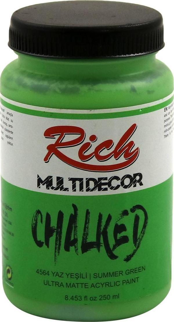 Rich Multi Decor Chalked Ultra Mat Akrilik Boya 250 Cc Yaz Yeşili 4564 - Image 1