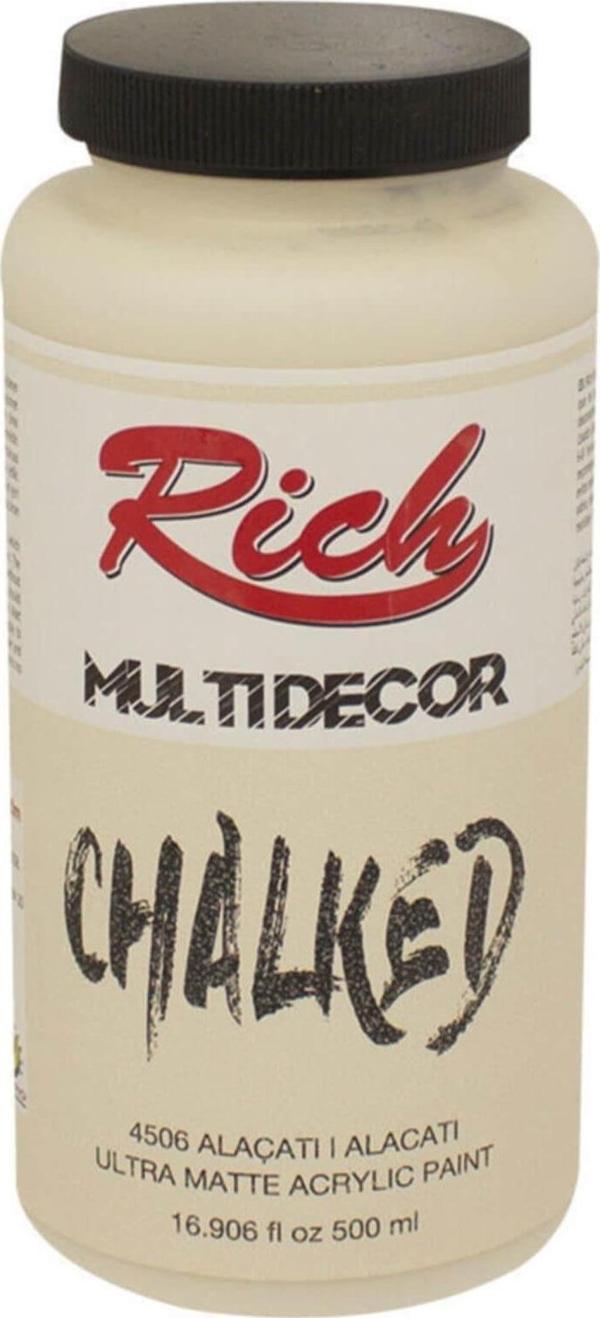 Rich Multi Decor Chalked Ultra Mat Akrilik Boya 500 Cc Alaçatı 4506 - Image 1