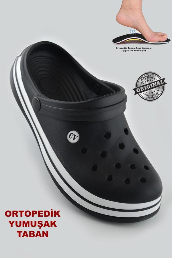 15090 CV Crosss Tarzı Unisex Terlik Hemşire Doktor Terliği - Image 1