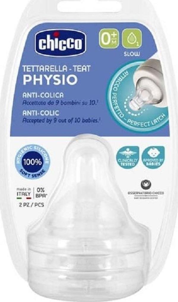Chicco Physio Emzik 0m+ - Silikon - Image 1