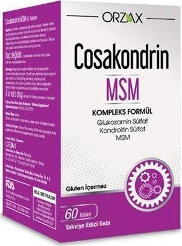 Orzax Cosakondrin Msm 60 Tablet - Image 1