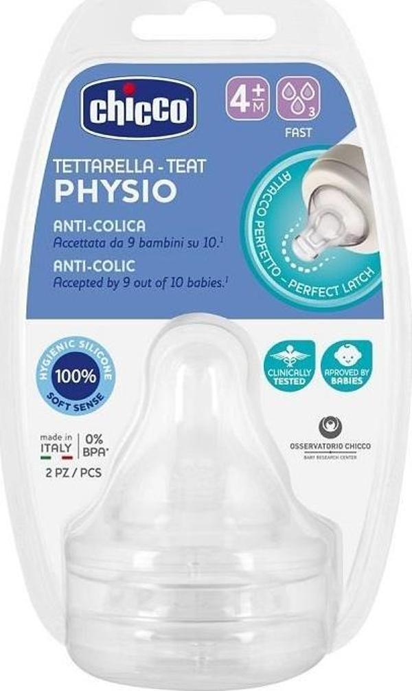 Chicco Physio Emzik 4m+ - Silikon - Image 1