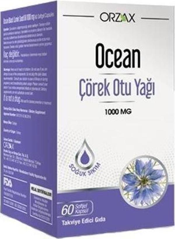 Orzax Ocean Black Cumin Seed Oil 60 ad - Image 1