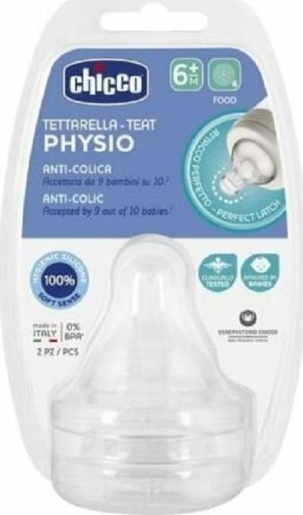 Chicco Physio Emzik 6m+ - Silikon - Image 1