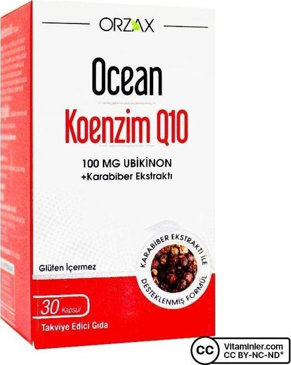 Orzax Ocean Koenzim Q10 Takviye Edici Gıda 30 Kapsül - Image 1