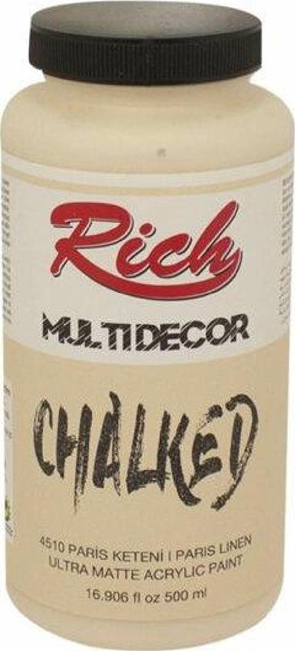 Rich Multi Decor Chalked Ultra Mat Akrilik Boya 500 Cc Paris Keteni 4510 - Image 1