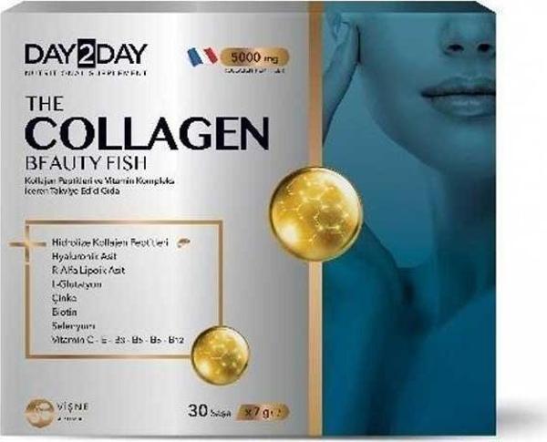 Day2Day The Collagen Beauty Fish Kollajen 30 Saşe x 7 gr - Image 1