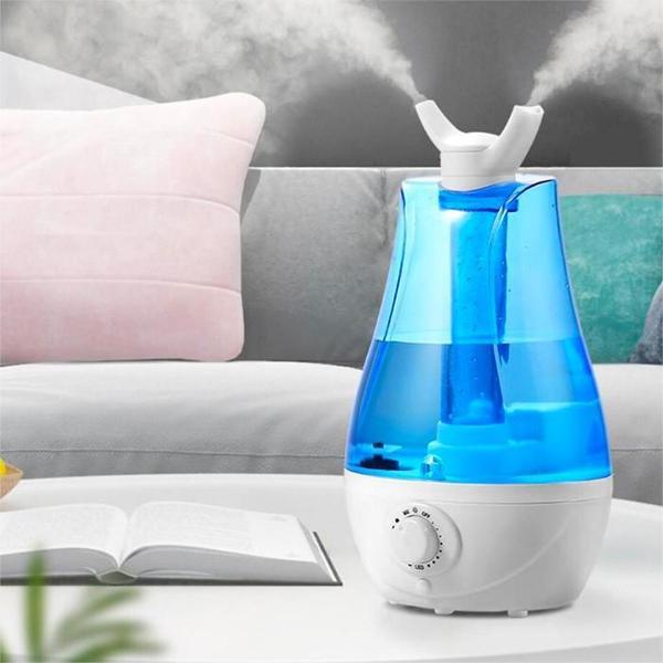 EZERE QTUM9 Çift Sprey Ultrasonik Hava Nemlendirici 3.5L - Image 1