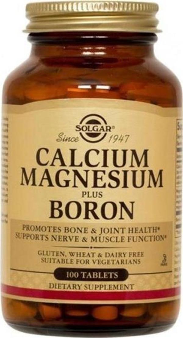 Solgar Calcium Magnesium Plus Boron 100 Tablet - Image 1