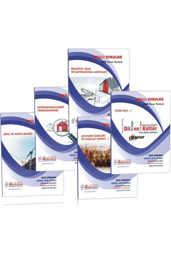 İlkumut Yayınları - 2. Sınıf Emlak Yönetim (5 Ders) Güz Seti (Konu Anlatımlı ve Çözümlü Sorular) - Akıllı Sorular - Image 1