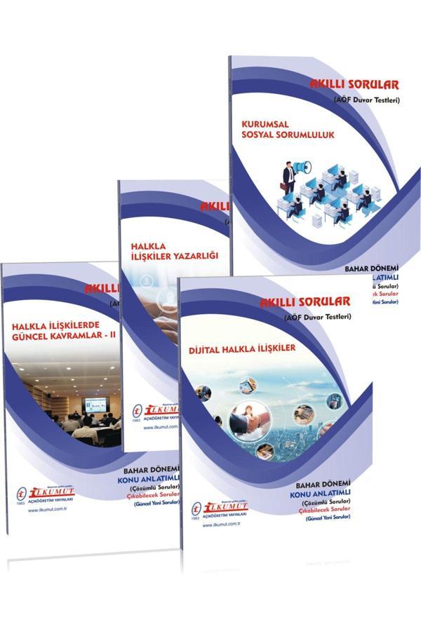 İlkumut Yayınları - 2. Sınıf Halkla İlişkiler ve Tanıtım Bahar Dönemi Seti (Konu Anlatımlı ve Çözümlü Sorular) - Akıllı Sorular - Image 1