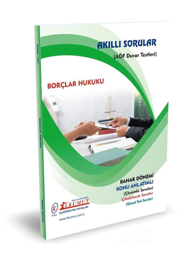 İlkumut Yayınları - Borçlar Hukuku - (Konu Anlatımlı ve  Çözümlü Sorular) - Akıllı Sorular - Image 1