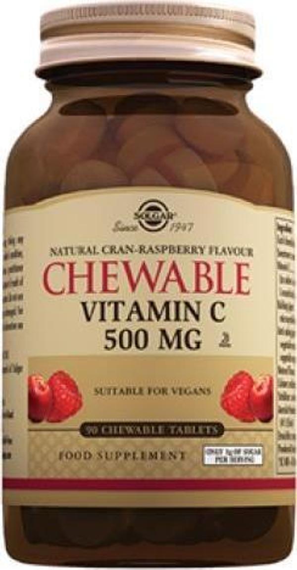 Solgar Chewable Vitamin C 500 Mg 90 Tablet - Image 1