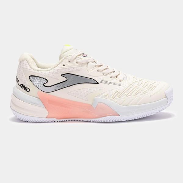 Joma Roland Kadın Bej Toprak Kort Tenis Ayakkabısı TROLLS2525C - Image 1