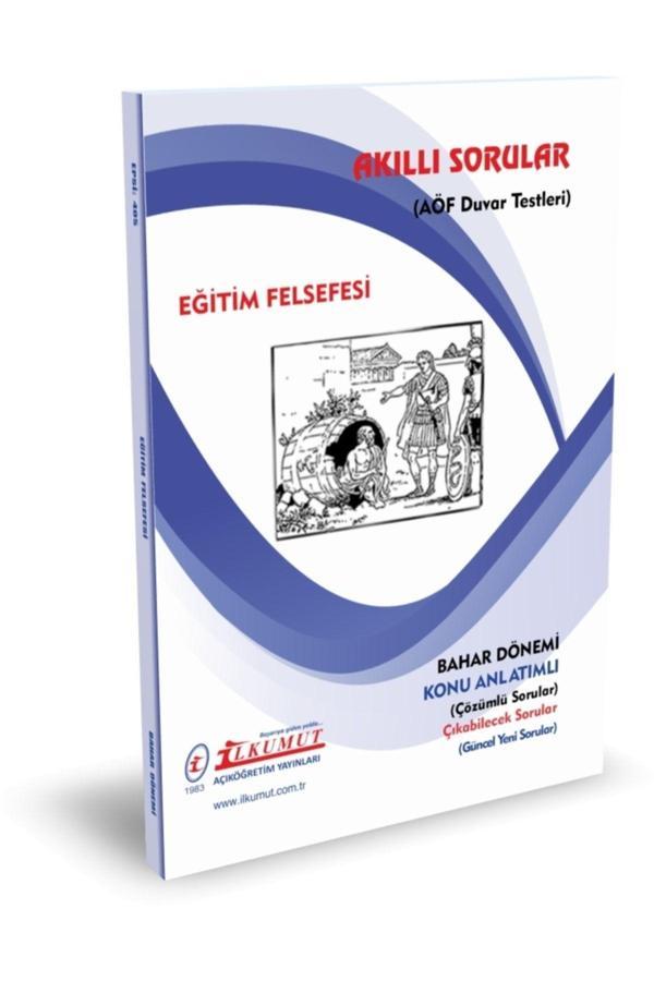 İlkumut Yayınları - Eğitim Felsefesi - (Konu Anlatımlı ve  Çözümlü Sorular) - Akıllı Sorular - Image 1