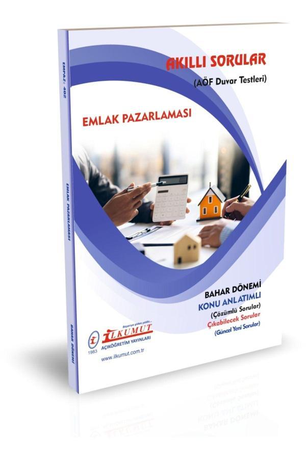 İlkumut Yayınları - Emlak Pazarlaması - (Konu Anlatımlı ve Çözümlü Sorular) - Akıllı Sorular - Image 1