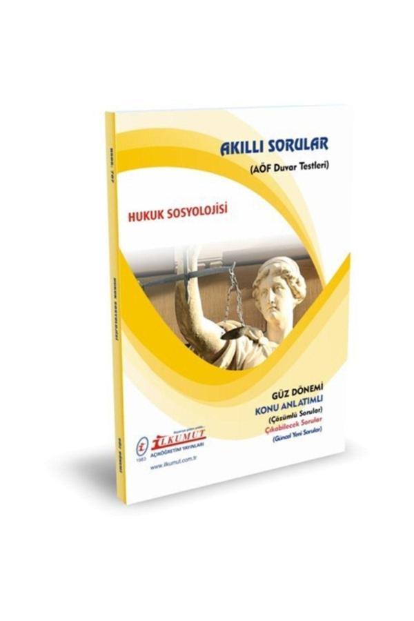 İlkumut Yayınları - Hukuk Sosyolojisi - (Konu Anlatımlı ve  Çözümlü Sorular) - Akıllı Sorular - Image 1