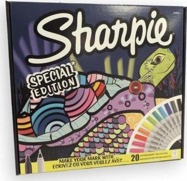 Sharpie Fine Permanent Markör Kalem 20 Renk Kaplumbağa 2115767 - Image 1