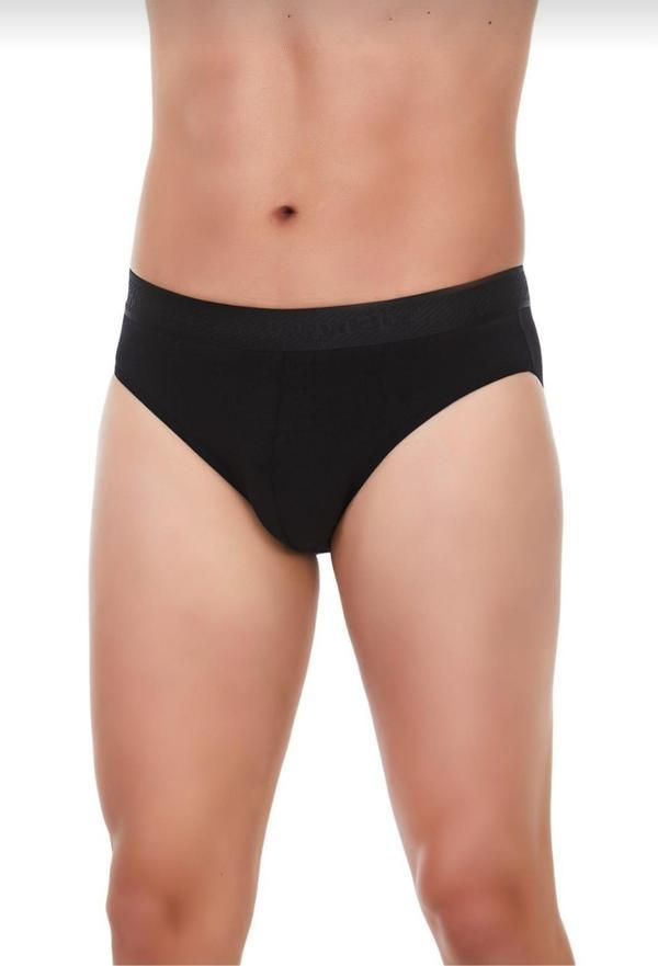YILDIZ 66 ERKEK SİYAH MODAL KEMERLİ SLİP 6 ADET - Image 1