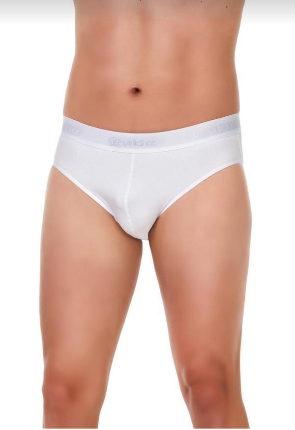 YILDIZ 65 ERKEK BEYAZ MODAL KEMERLİ SLİP 10 ADET - Image 1