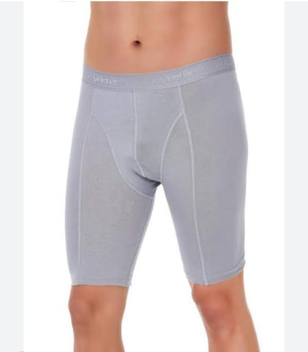 YILDIZ 162 ERKEK MODAL UZUN BOXER ŞORT TEKLİ  - Image 1