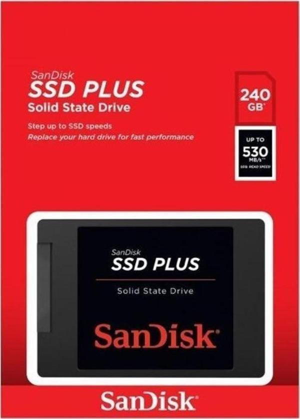 Sandisk 240Gb 7Mm 530-440 Sata3 Sdssda-240G-G26 Ssd Plus SSD Harddisk - Image 1