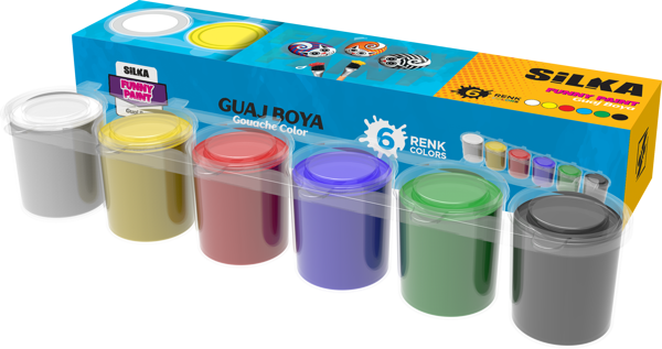 Silka Guaj Boya 6 Renk G.Ss6-6 - Image 1