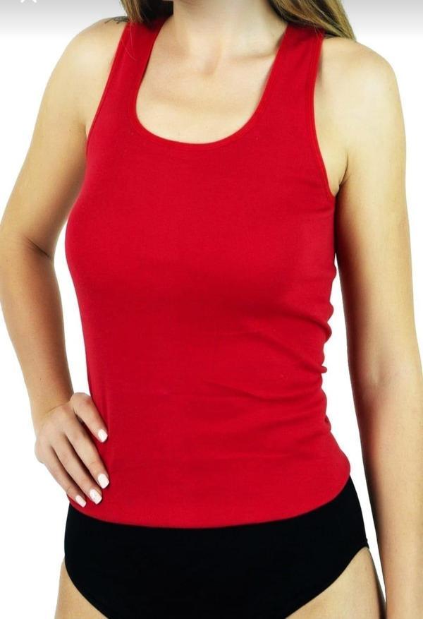 TUTKU 0136 BAYAN RİBANA KALIN ASKILI ATLET 12 ADET - Image 1