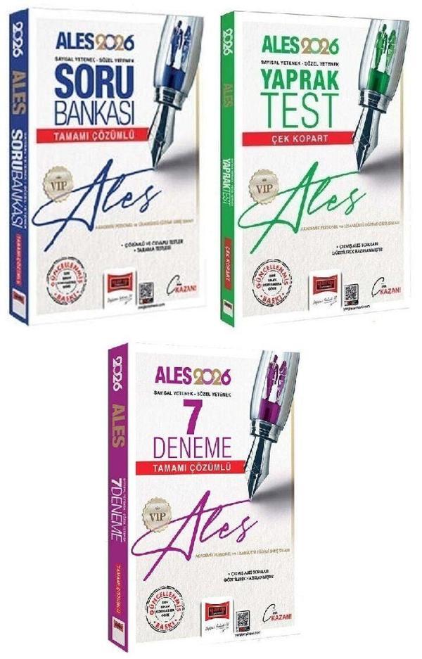 Yargı 2026 ALES VIP Soru Bankası + Yaprak Test + 7 Deneme 3 lü Set Yargı Yayınları - Yargı Yayınları - Image 1