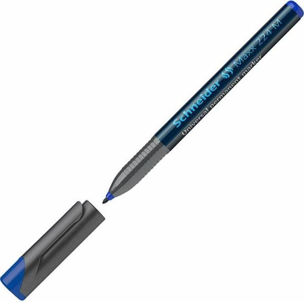 Schneider Asetat Kalemi Permanent M Seri 1.0Mm Mavi 224 SCP12 (10 Lu Paket) - Image 1