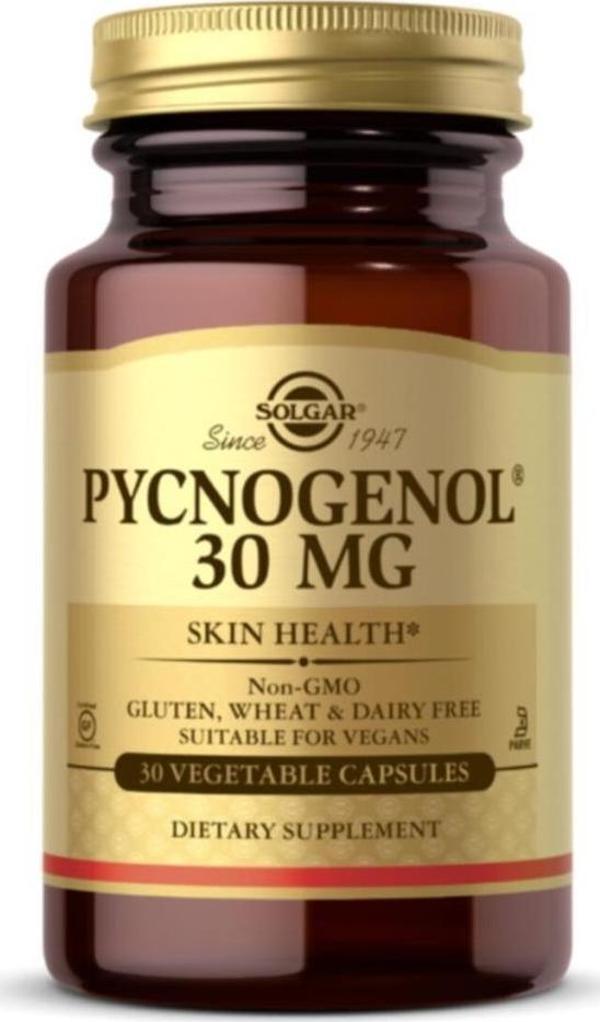 Solgar Pycnogenol 30 Mg 30 Kapsül - Image 1